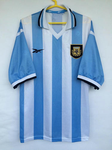 Camiseta Argentina Primera Equipación 1999-2000 Personalizados