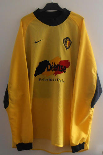 Camiseta Bélgica Portero 2002-2004 Personalizados