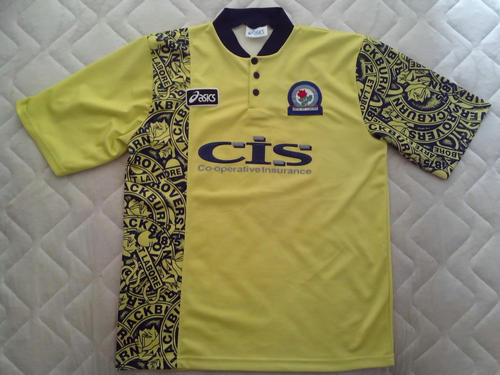 Camiseta Blackburn Rovers Fc Segunda Equipación 1996-1997 Barata