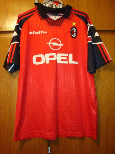 Camiseta De Futbol Ac Milan Tercera Equipación 1996-1997 Popular