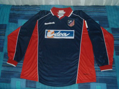 Camiseta De Futbol Atlético De Madrid Segunda Equipación 2000-2001 Popular