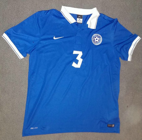 Camiseta Estonia Primera Equipación 2014-2015 Personalizados