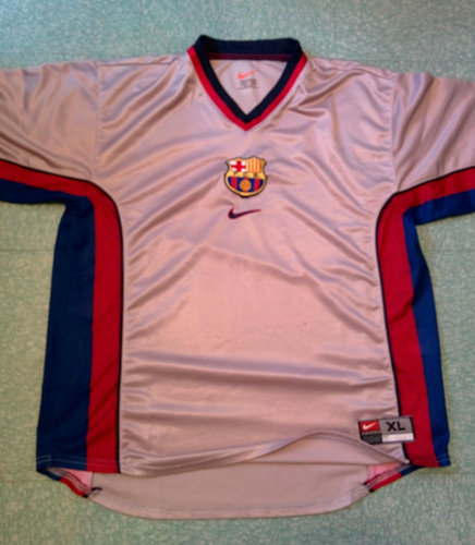 Camiseta Fc Barcelona Segunda Equipación 1999-2001 Barata