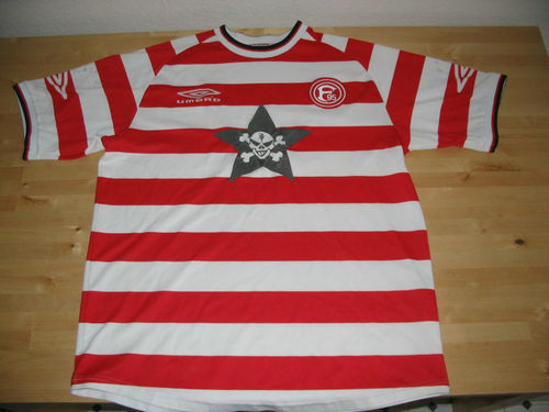 Camiseta Fortuna Düsseldorf Primera Equipación 2001-2002 Barata