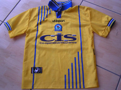Camiseta Hombre Blackburn Rovers Fc Segunda Equipación 1998-2000 Retro
