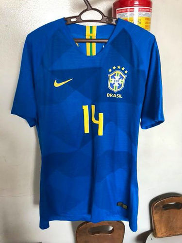 Camisetas De Futbol Brasil Segunda Equipación 2018-2019 Baratas