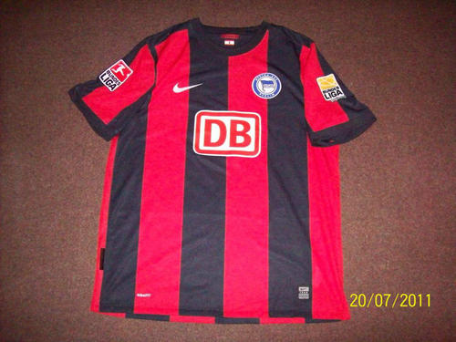 Camisetas Hertha Bsc Segunda Equipación 2008-2009 Retros