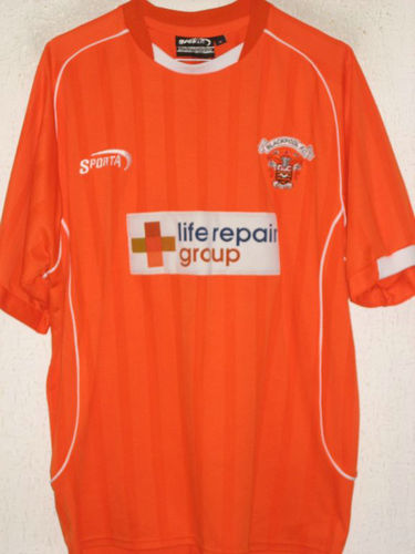 Camisetas Hombre Blackpool Fc Primera Equipación 2003-2004 Baratas