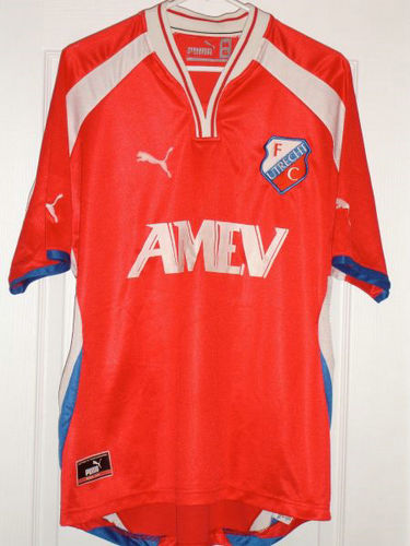 Camisetas Hombre Fc Utrecht Primera Equipación 2002-2003 Baratas