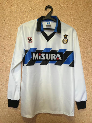 Camisetas Hombre Inter De Milán Segunda Equipación 1990-1991 Baratas