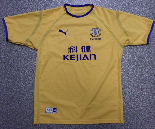 Comprar Camiseas De Everton Fc Segunda Equipación 2003-2004 Exportar