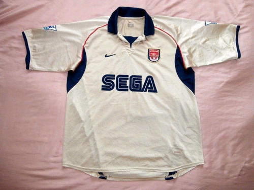 Comprar Camiseta Arsenal Segunda Equipación 2001-2002 Barata