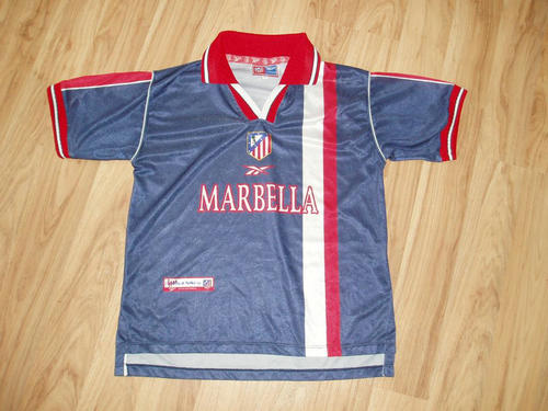 Comprar Camiseta Atlético De Madrid Segunda Equipación 1998-1999 Barata