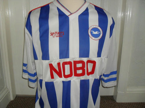 Comprar Camiseta Hombre Brighton & Hove Albion Primera Equipación 1989-1991 Retro