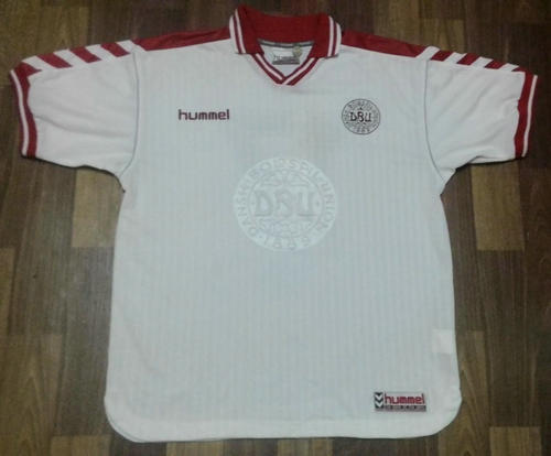 Comprar Camiseta Hombre Dinamarca Segunda Equipación 1998-2000 Retro
