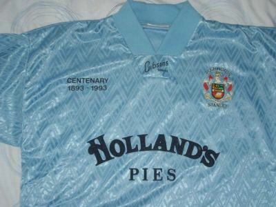 Comprar Camisetas Hombre Accrington Stanley Segunda Equipación 1993-1994 Baratas
