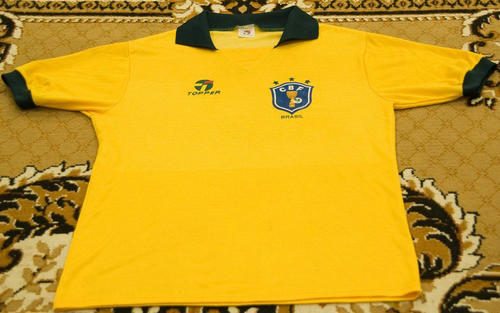 Foto Para Camiseta Brasil Primera Equipación 1990-1992 Barata
