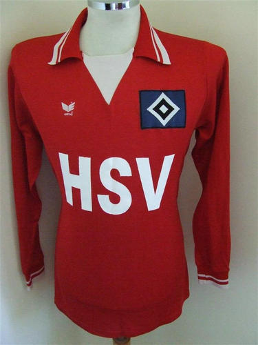 Tienda De Camiseta Hombre Hamburger Sv Segunda Equipación 1980-1981 Retro