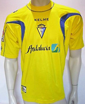 Venta Camiseta Cádiz Cf Primera Equipación 2005-2006 Personalizados