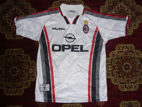 Venta De Camisetas De Futbol Ac Milan Segunda Equipación 1997-1998 Baratas