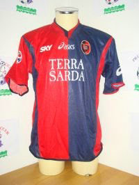 Venta De Camisetas De Futbol Cagliari Primera Equipación 2005-2006 Baratas