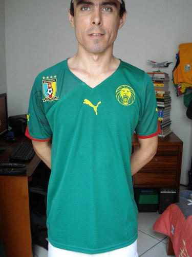 Venta De Camisetas De Futbol Camerún Primera Equipación 2009-2010 Baratas