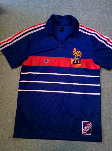 Venta De Camisetas De Futbol Francia Primera Equipación 1984-1986 Clásico